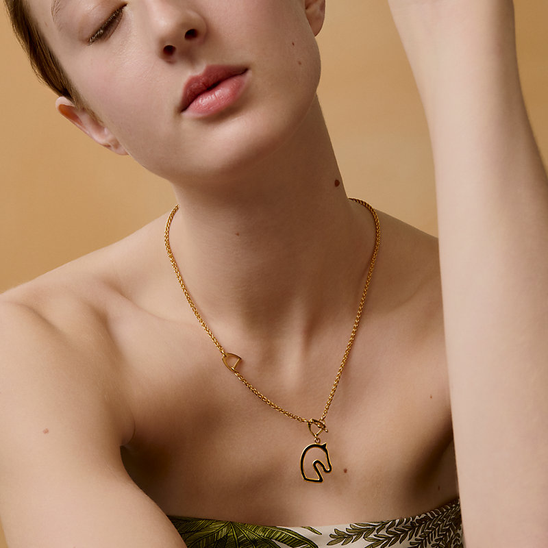 HERMES エルメス トネールネックレス small Tonnerre necklace, small model | Hermès USA